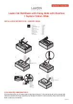 Предварительный просмотр 2 страницы Laufen Val Installation Instructions