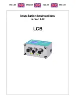 Предварительный просмотр 1 страницы LAUMAS LCB Installation Instructions Manual