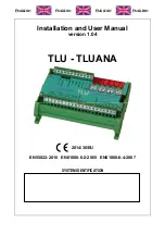 Предварительный просмотр 1 страницы LAUMAS TLU Installation And User Manual