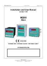 Предварительный просмотр 1 страницы LAUMAS W200-MU Installation And User Manual