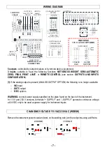 Предварительный просмотр 11 страницы LAUMAS W200-MU Installation And User Manual