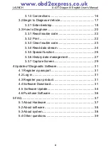 Preview for 6 page of LAUNCH TECH X-431 Diagun III User Manual