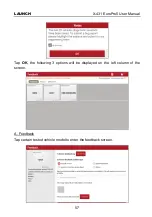 Предварительный просмотр 65 страницы LAUNCH TECH X-431 EuroPro5 User Manual