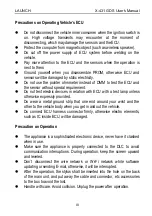 Preview for 4 page of LAUNCH TECH X-431 GDS User Manual