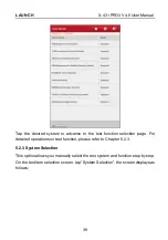 Preview for 46 page of LAUNCH TECH X-431 PRO3 User Manual