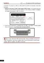 Предварительный просмотр 8 страницы Launch Creader Professional 909X User Manual