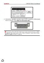 Preview for 8 page of Launch CRT 501 Series User Manual