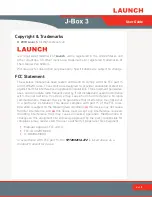 Preview for 4 page of Launch J-Box 3 User Manual