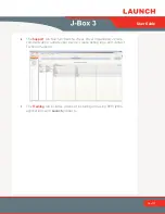 Preview for 14 page of Launch J-Box 3 User Manual