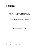 Preview for 1 page of Launch TLT245AT User Manual