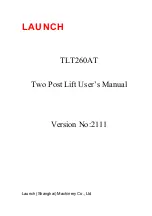 Launch TLT260AT User Manual preview