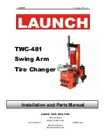 Launch TWC-481 Installation And Parts Manual preview