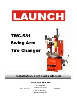 Preview for 1 page of Launch TWC-581 Installation And Parts Manual