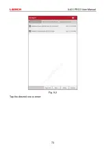 Предварительный просмотр 81 страницы Launch X-431 PRO3 User Manual