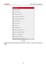 Preview for 82 page of Launch X-431 PRO3 User Manual