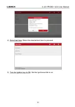 Preview for 39 page of Launch X-431 PRO3S User Manual