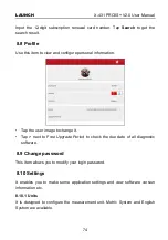 Предварительный просмотр 82 страницы Launch X-431 PRO3S User Manual
