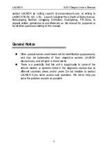 Предварительный просмотр 2 страницы Launch X-431Diagun User Manual