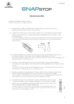 LaunchPad SNAPstop Manual preview