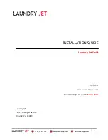 LAUNDRY JET Swift Installation Manual preview