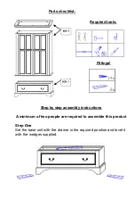 Предварительный просмотр 2 страницы Laura Ashley CLIFTON 2 DOOR WARDROBE Assembly Instructions