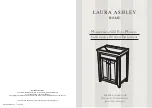 Предварительный просмотр 1 страницы Laura Ashley MARLBOROUGH 600 Installation & Aftercare Instructions