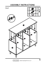 Предварительный просмотр 9 страницы LAURA JAMES GLORIA SB-GLORIA-WH/GRY/TL-01 Instruction Manual