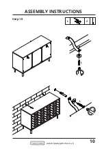 Предварительный просмотр 13 страницы LAURA JAMES GLORIA SB-GLORIA-WH/GRY/TL-01 Instruction Manual