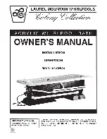 Laurel Mountain Whirlpools Colony Series Owner'S Manual preview