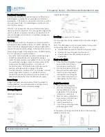 Preview for 2 page of LAUREN WOSW Installation Manual