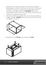 Предварительный просмотр 16 страницы Laurus LMWE208 Operating Instructions Manual