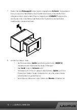 Предварительный просмотр 18 страницы Laurus LMWE208 Operating Instructions Manual