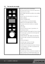 Предварительный просмотр 68 страницы Laurus LMWE208 Operating Instructions Manual