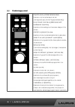 Preview for 98 page of Laurus LMWE208 Operating Instructions Manual