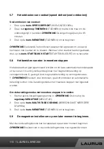 Preview for 115 page of Laurus LMWE208 Operating Instructions Manual