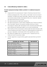 Предварительный просмотр 170 страницы Laurus LMWE208 Operating Instructions Manual