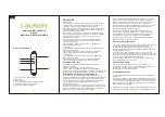 Предварительный просмотр 2 страницы lauson EH204 User Manual