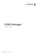 Preview for 1 page of Lauterbach XC800 Manual