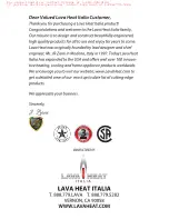 Preview for 18 page of Lava Heat Italia EMBER Mini Owner'S Manual