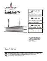 Предварительный просмотр 2 страницы Lava Heat Lazzaro Owner'S Manual