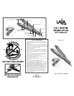 Предварительный просмотр 2 страницы Lava tr LG-112/4F Use And Care Instruction Manual