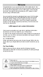 Предварительный просмотр 5 страницы Lava 3G 412 User Manual