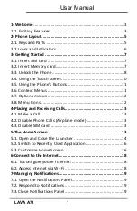 Предварительный просмотр 3 страницы Lava A71 User Manual