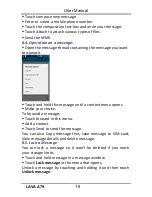 Предварительный просмотр 21 страницы Lava A9 User Manual