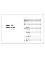 Preview for 1 page of Lava C 11 User Manual