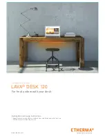Preview for 1 page of Lava DESK 120 Installation And Usage Instructions
