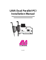 Lava Dual Parallel-PCI Installation Manual preview