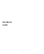 Lava iris503 User Manual preview