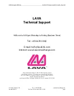 Preview for 8 page of Lava nSTS Quick Start Manual