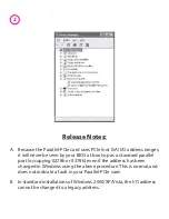 Preview for 3 page of Lava Parallel-PCIe Quick Installation Manual